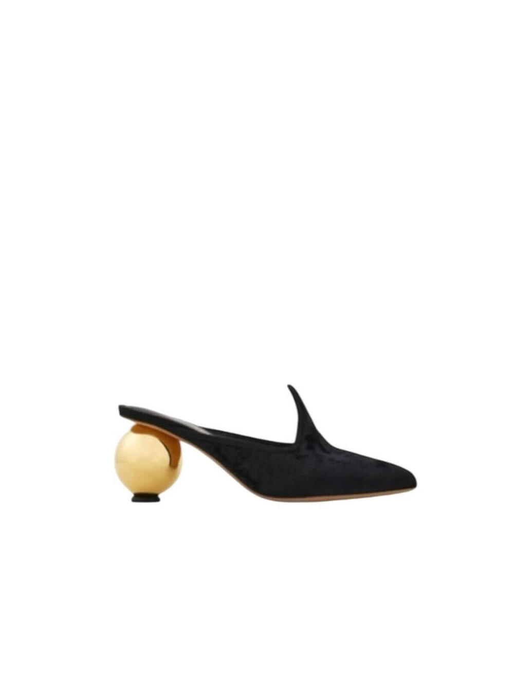 Ferragamo Spherical Heel Mule(PLEASE REQUEST YOUR SIZE BEFORE PURCHASING)